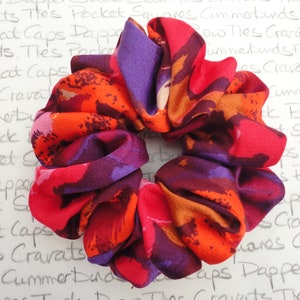 Shades Of Red Hair Scrunchie, Scrunchies, Red Scrunchies