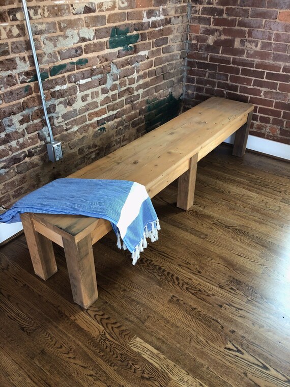 Farmhouse Dining Bench Entryway Bench Country Style Etsy