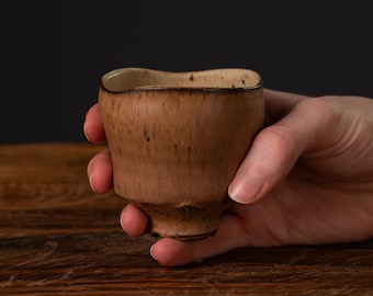 Stoneware pottery mug, handmade ceramic coffee mug, teacup for tea party, ceramic tea cup, coffee tumbler, handmade gift for him and for her