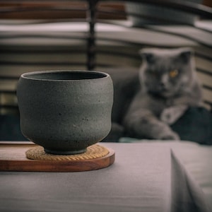 Minimalist ceramic matcha tea bowl, matcha chawan, handmade ceramics, tea party ceramic bowls, pottery handmade gift for him and for her