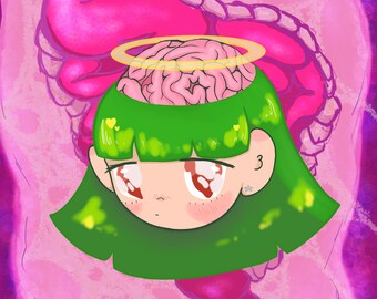 Organ Angel print