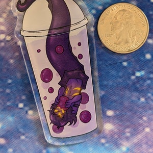 Boba Tea Leviathan Snatcher Keychain