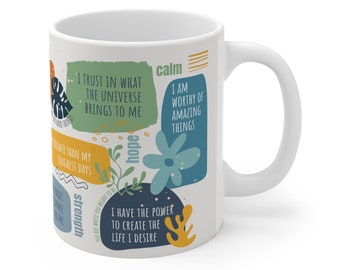 Daily affirmations mug