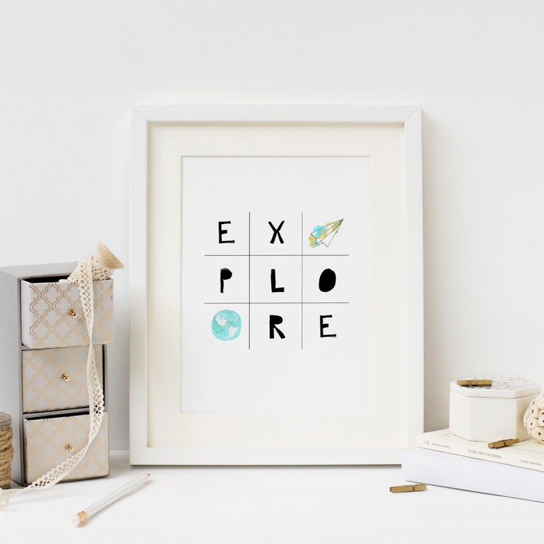 Explorer Printable Art, Explore Print, Little Explorer Art, Explorer ...