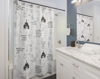Football Inspirational Shower Curtain, bathroom decor, bathroom shower curtain, shower curtain with quotes
