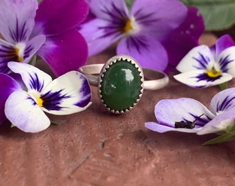 alaskan jade earrings