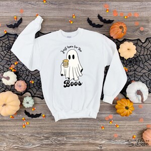 I’m Just Here for the Boos SVG PNG, Funny Halloween Svg, Halloween Party Svg, Witch Svg, Halloween Shirt Design, Spooky Vibes Svg