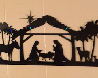 Nativity scene 20 x 11