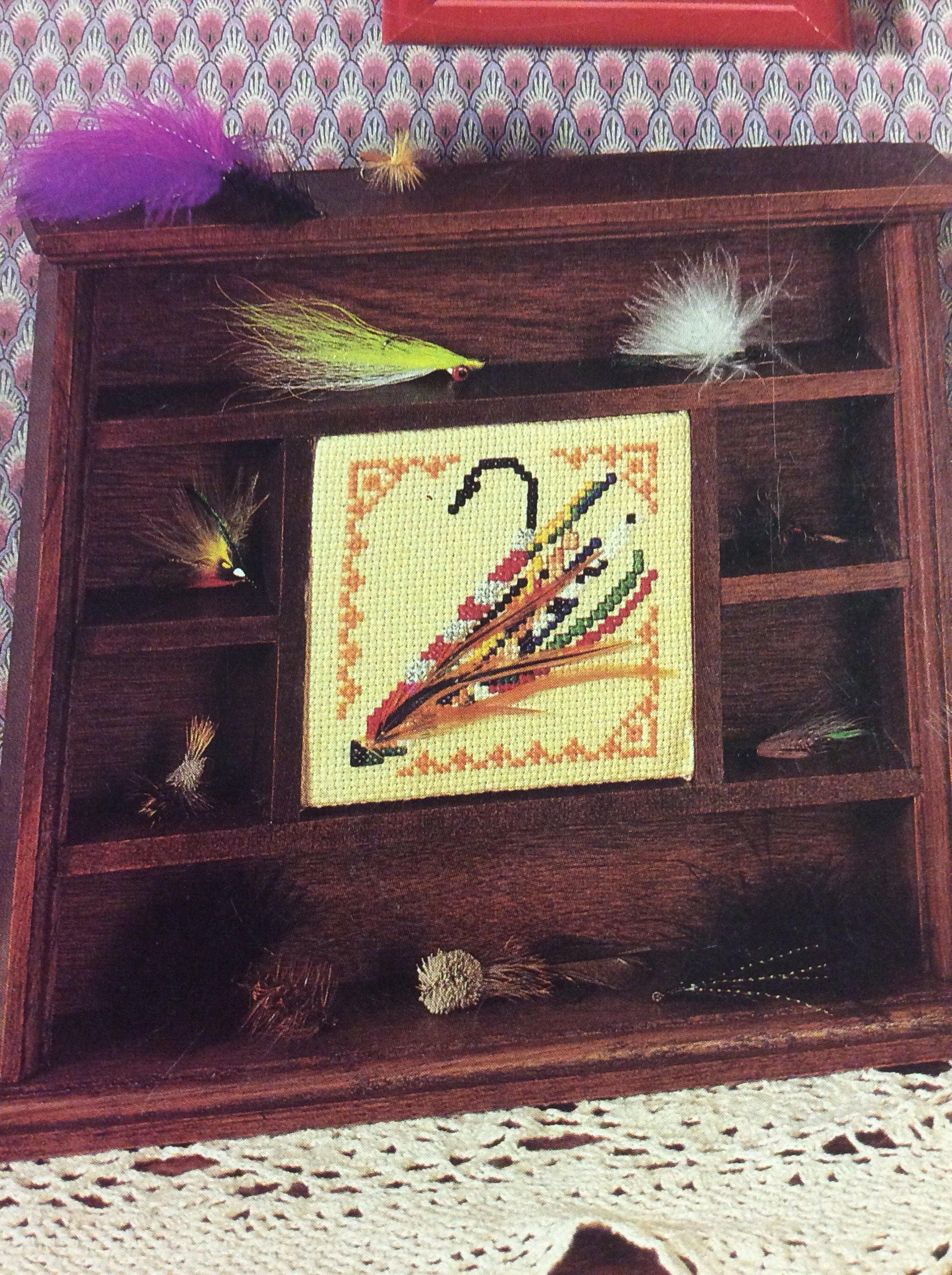 Fly Fishing Cross Stitch Pattern Dragon Cross Stitch Cross Etsy