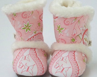 Snow Boots | Butterfly Paisley
