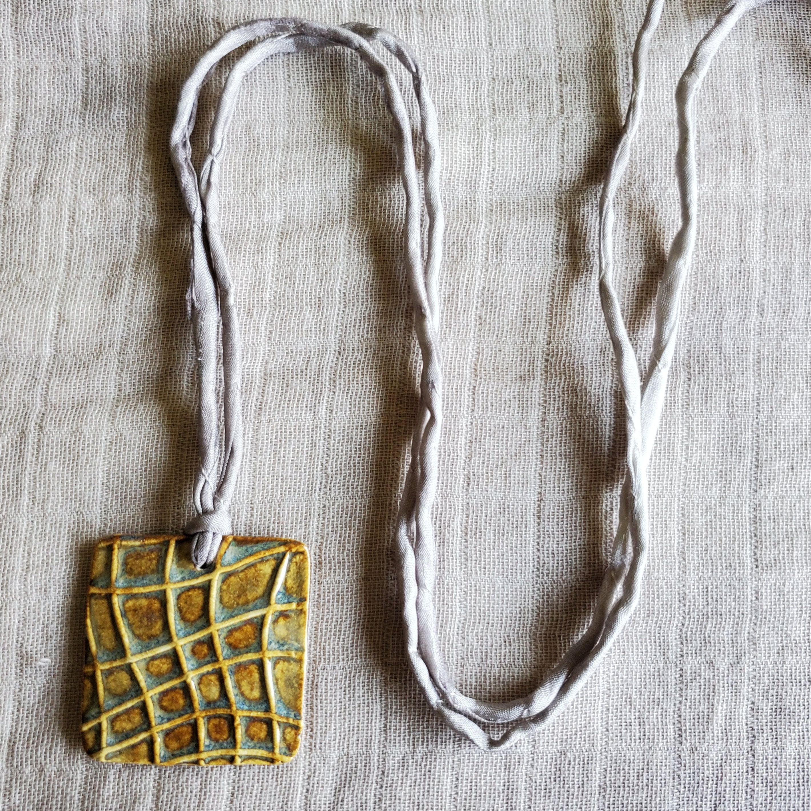 アンヌーク　チョーカーSilkcord x Parts Necklace Vintage Nordic Viking Anchor Pendant Punk Hip Hop 316L