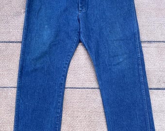 Vintage Wrangler Cowboy fit 13MWZ western workwear blue jeans 40x30 [COPY]