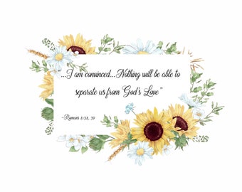 Romans 8:39 39 Greeting Card - Instant Download - Nothing can separate us from God's Love - JW gift - JW card