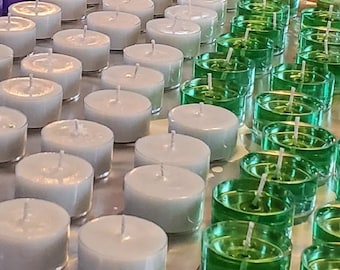 Scented Soy Tealight Samples: Hand Poured, Clean Burning