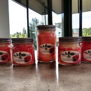 Rose Soy Candle Floral Sweet Classic Rich Fresh Citrusy Delicate Timeless Romantic Alluring Elegant Non-toxic Eco-friendly Made in Maine