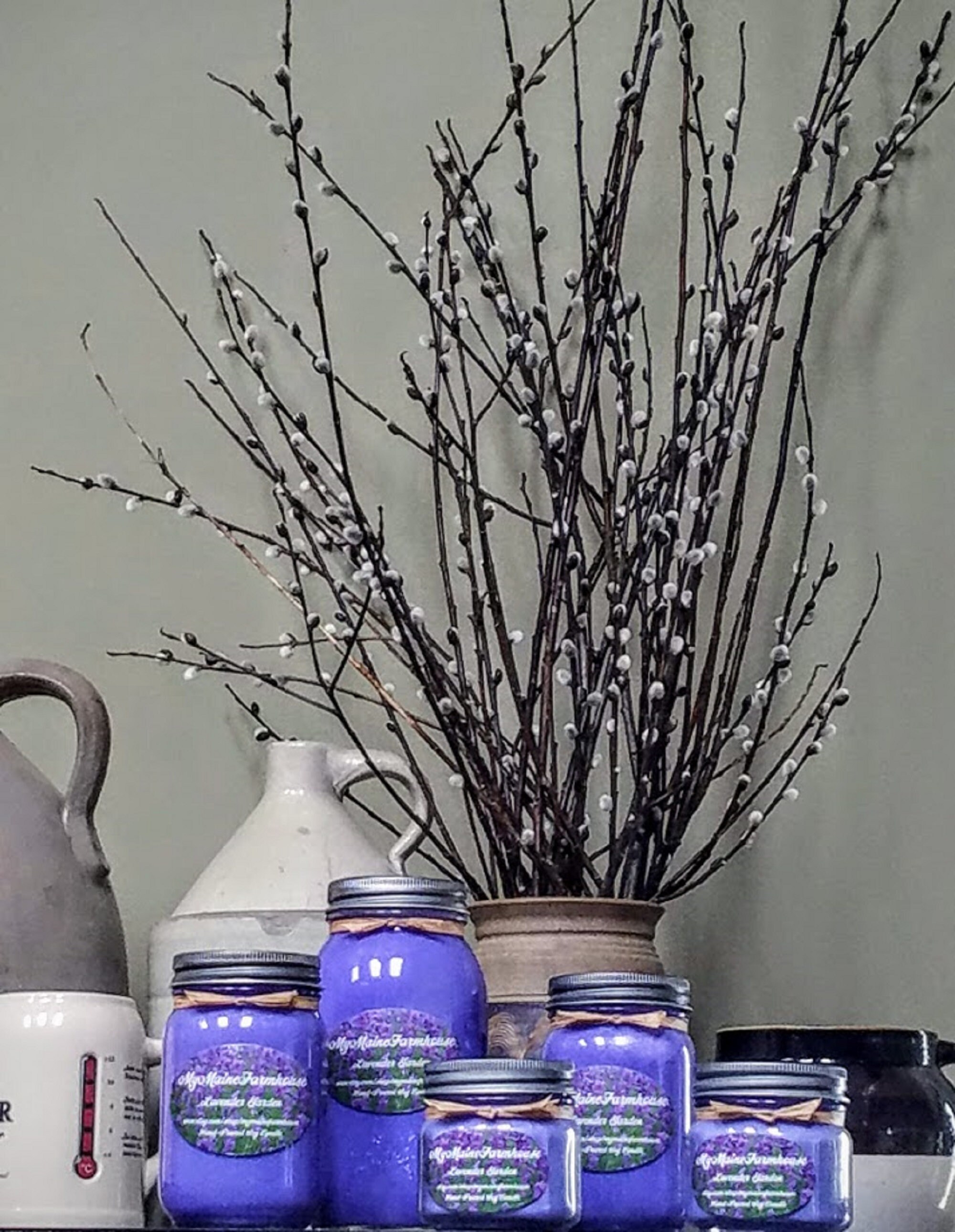 Maine Made 4oz Soy Wax Candle Homemade Soy Candle Hand Poured Soy Candle Maine Candle Rustic Tin Coonhound Mom MADE TO ORDER