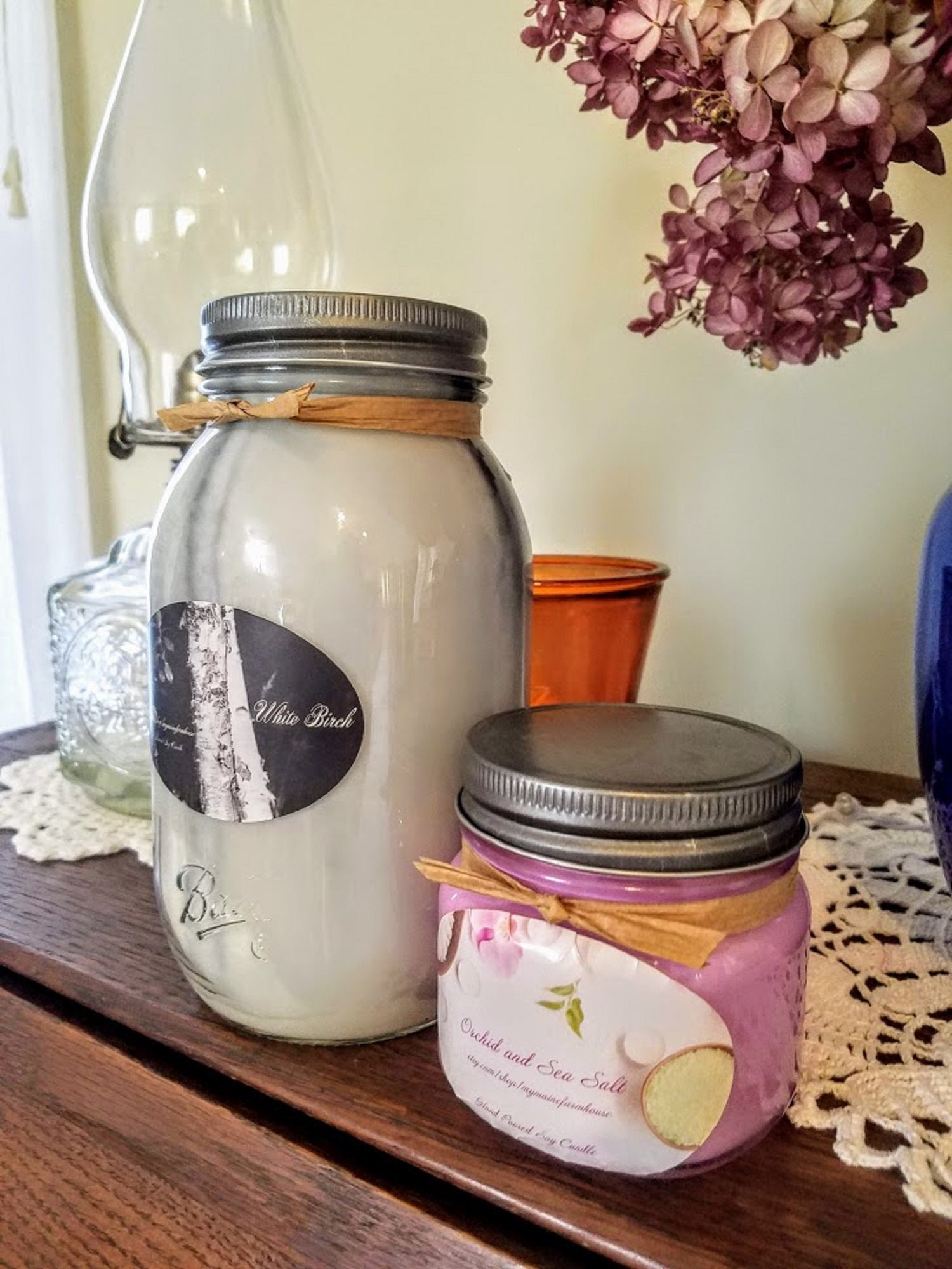 Chocolate Mint - Soy Wax Candles  Mason Jar Candles – Mason Jar