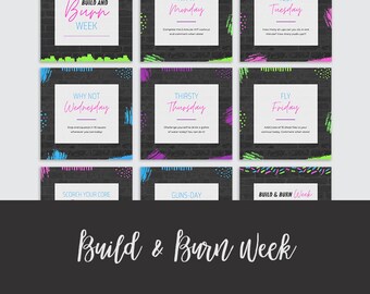 Semaine Build & Burn - Challenge Group Push Week - Spirit Week - Semaine spéciale - Semaine du coach - Semaine bonus - BB Coach - Done for You