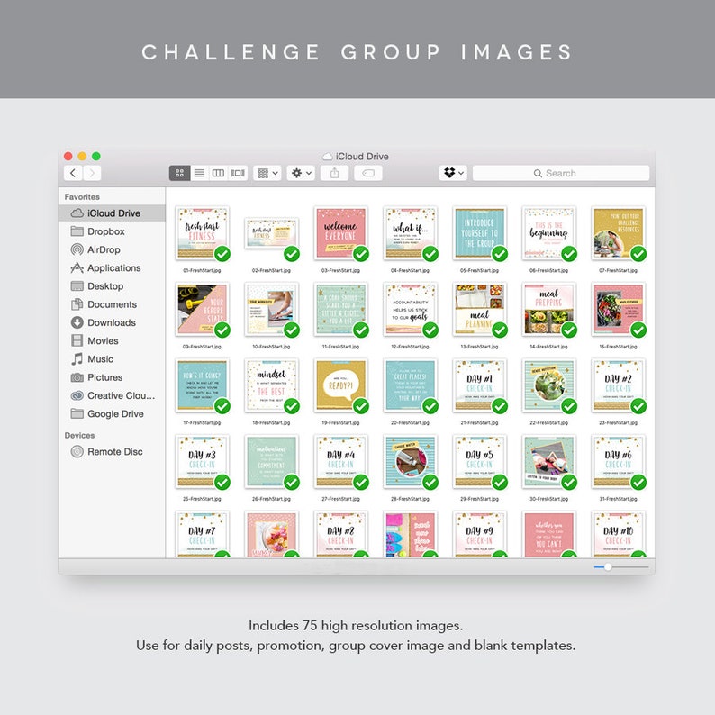 Coach Group Bundle : 21 Day Fresh Start Fitness Challenge - Challenge Group Guide - New Year Fitness Challenge - Coach - Done For You image 3