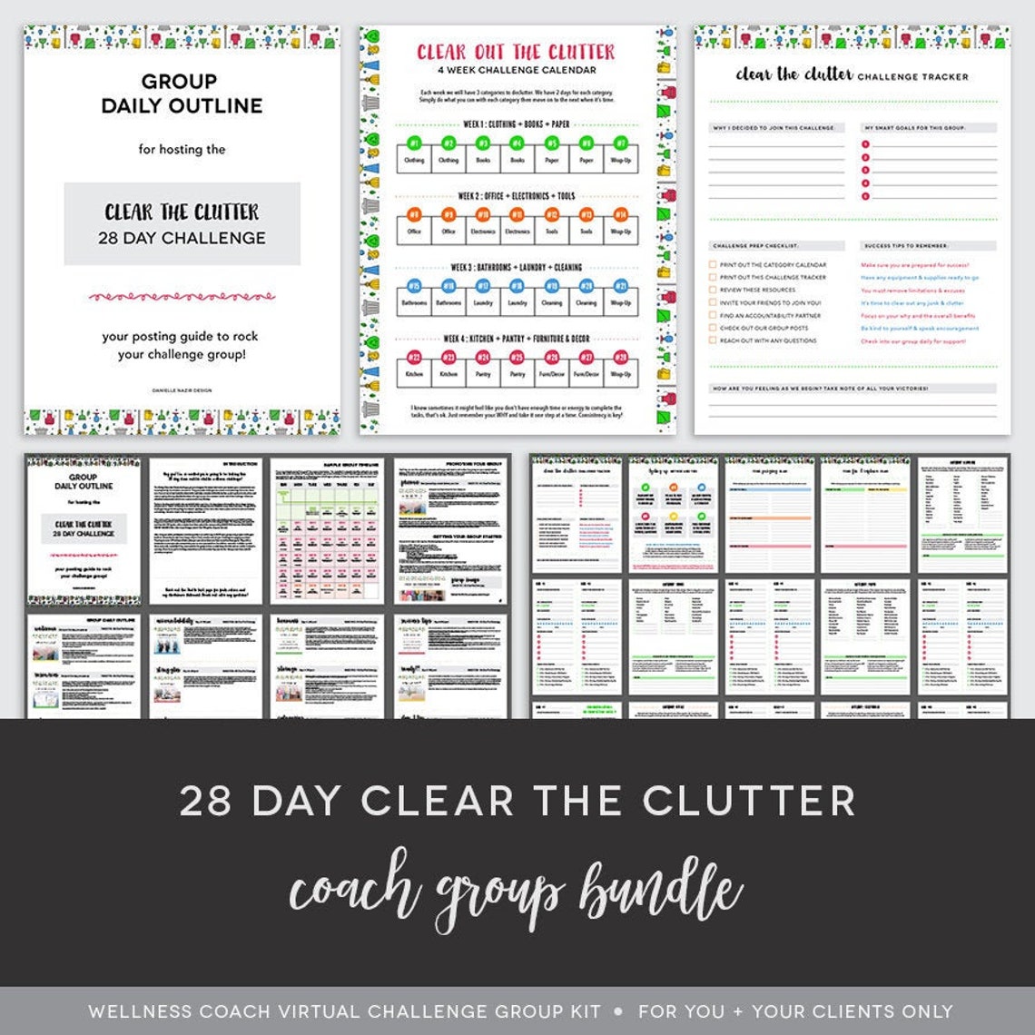 Coach Group Bundle : 28 Day Clear the Clutter Challenge - Declutter ...