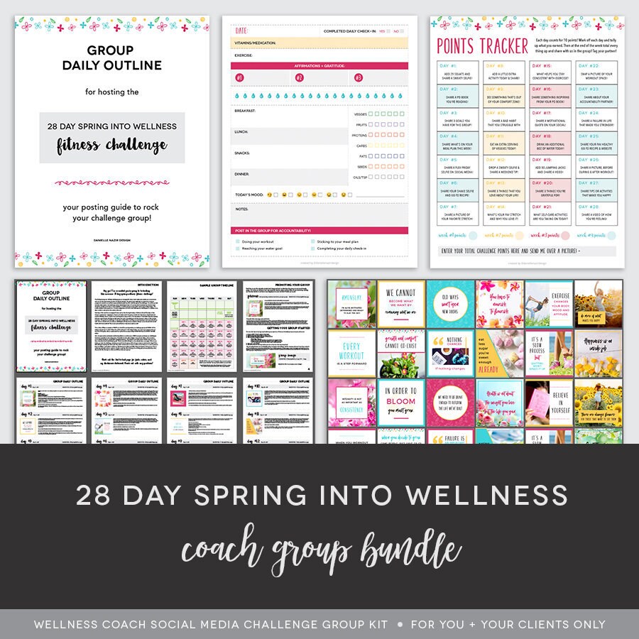 Coach Group Bundle : 28 Day Spring Into Wellness - Spring Wellness ...