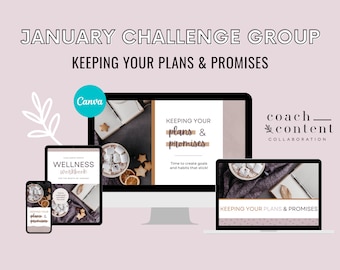 January 2023 Challenge, Keeping Your Plans & Promises Group Content, January Group, New Year Done for You Coach Content, DFY Membership