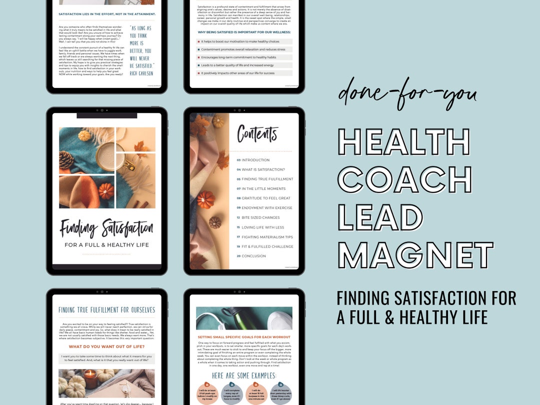 Finding Satisfaction for A Full & Heathy Life, Satisfied Tips ...