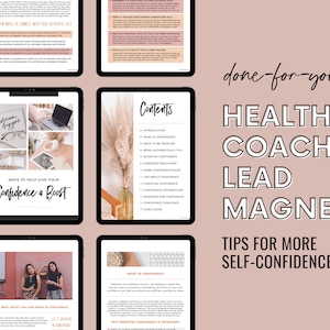 Confidence Boost Guide, Ways to be More Confident, Tips to Boosting Confidence, Healthy Confidence & Self-Esteem, Freemium Lead Magnet DFY