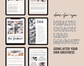 Going After Your Greatness, Good to Great in Your Life, Health & Fitness Tips, Christian Coach Wellness Content, Lead Magnet Freemium