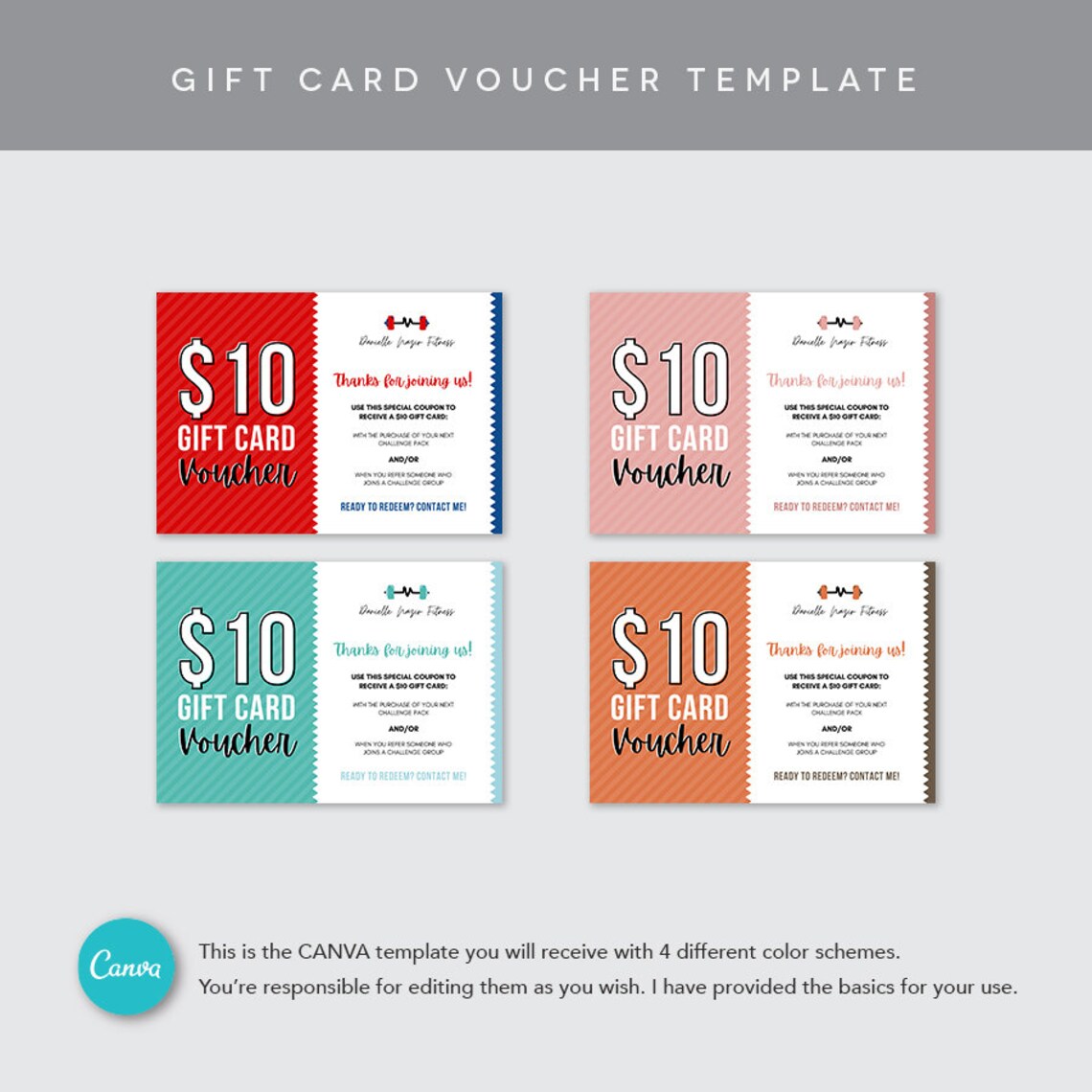 Coach Gift Card Voucher Challenge Group Coach Gift Card Etsy