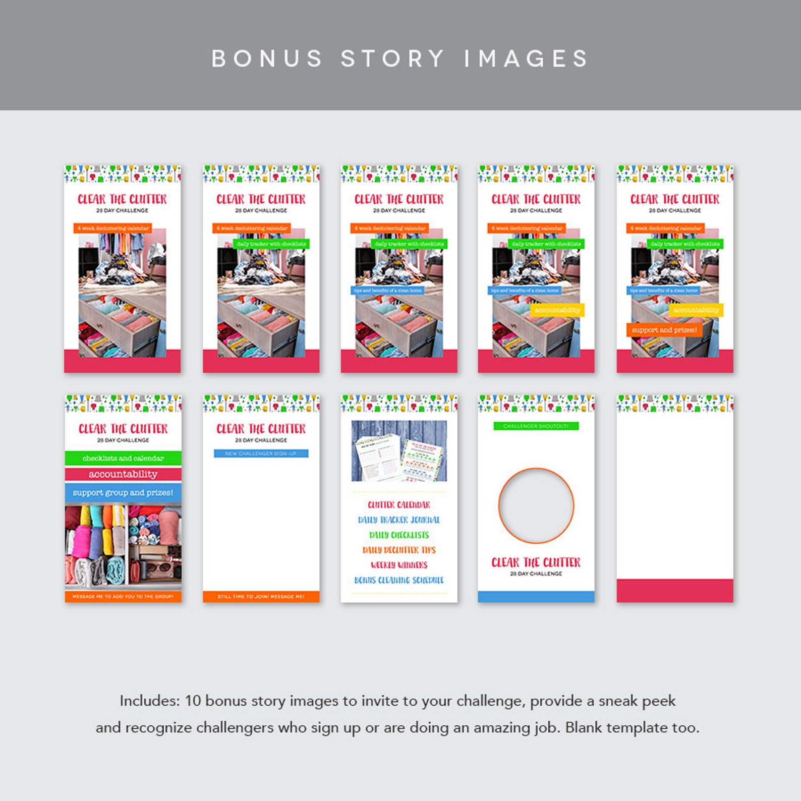 Coach Group Bundle : 28 Day Clear the Clutter Challenge - Declutter ...