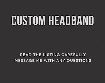 Custom Text Headband - Custom Headband - BB Coach Headband - Fitness Headband - Workout Headband - Wide Headband - BB Coach