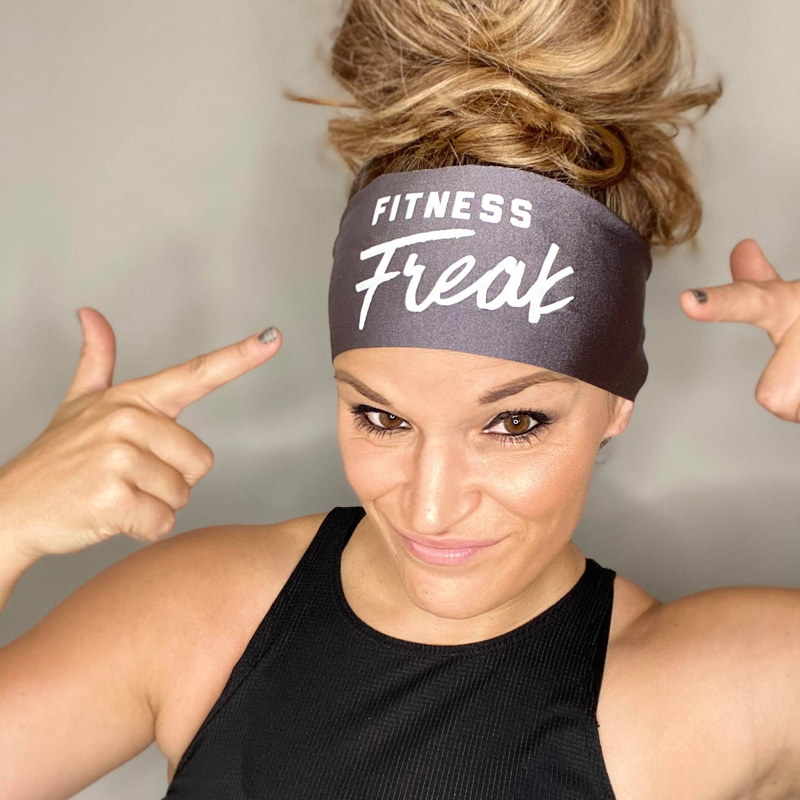 Fitness Freak Headband Fitness Freak Sweatband Control Etsy