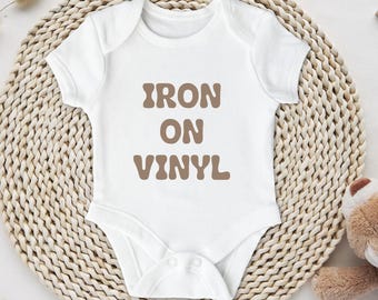 Custom Iron On Vinyl Name Labels | DIY Heat Transfer Vinyl Decals