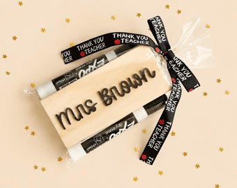 Personalized White Board Eraser with  Name | Classroom Decor |Teacher Appreciation