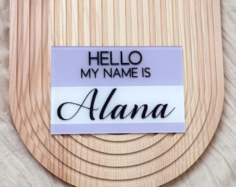Custom Acrylic Name Magnet: School Locker, Cruise, Fridge