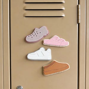 Acrylic Shoe Locker Magnets | Teen School Girl Acessories and Decor |