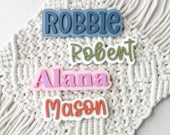 Personalized 3D Acrylic Name Magnet | Locker And Fridge Decor