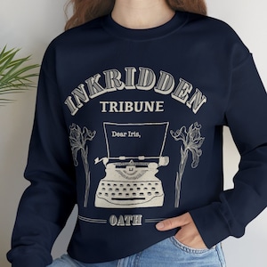 Divine Rivals Inkridden Tribune Sweatshirt, Oath Gazette Sweatshirt, Iris Winnow and Roman Kitt Sweatshirt, Divine Rivals Gift, BookTok