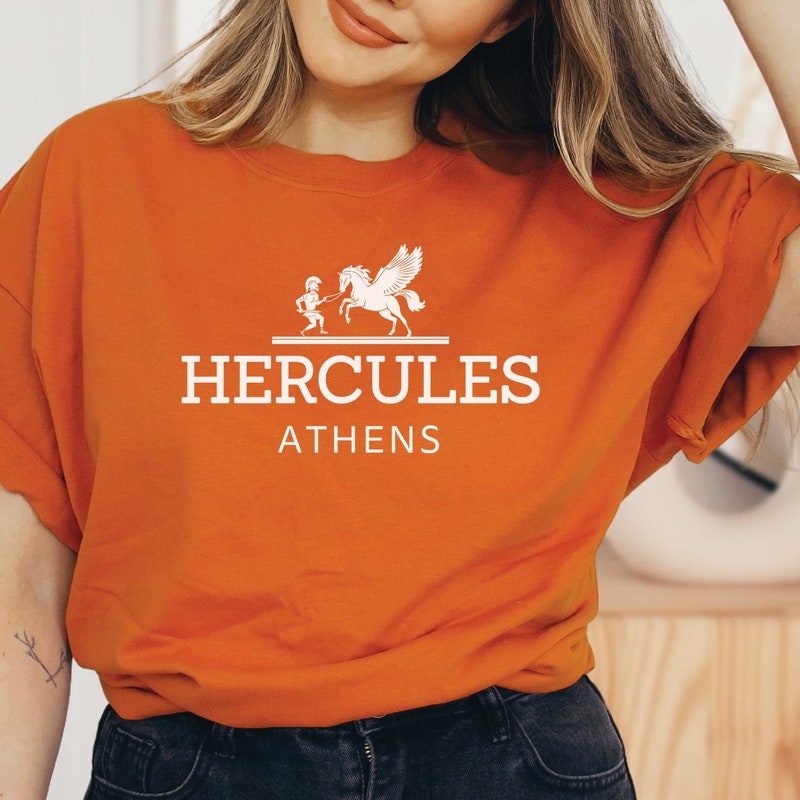 Chemise Manches Longues HERMES Orange - Taille M - Occasion Très Bon état