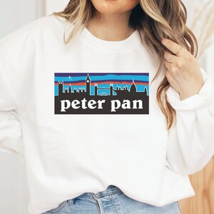 Disney Peter Pan Sweatshirt, Neverland Sweatshirt, London Skyline Sweatshirt, Disneyland Vacation Sweatshirt, Patagonia Shirt, Tink, Wendy