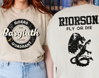 Fourth Wing Shirt, Basgiath War College Shirt, The Empyrean Series, Dragon Rider Shirt, Rebecca Yarros Shirt, Xaden Riorson Shirt