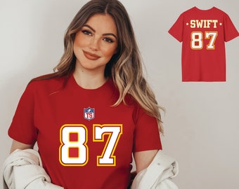 Taylor NFL Shirt, Travis Kelce Shirt, Swift Shirt Football Chiefs Jersey Shirt, Travis Kelce Football Tshirt Taylor und Travis Tee