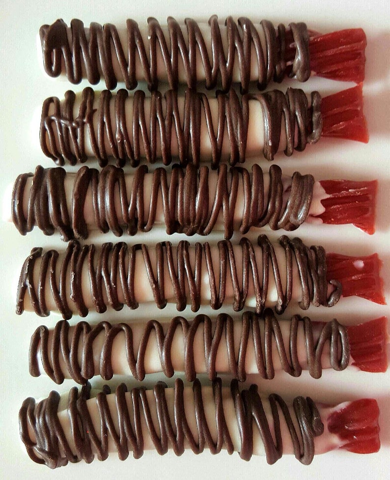 White Chocolate Covered Licorice Bits Pieces Easter Basket Etsy