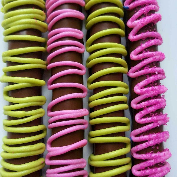 Chocolate Covered Pretzels for Girl Baby Shower Etsy
