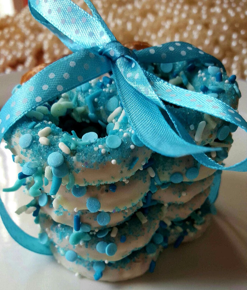 Gourmet Chocolate Covered Pretzels Baby Bridal Shower Wedding Etsy