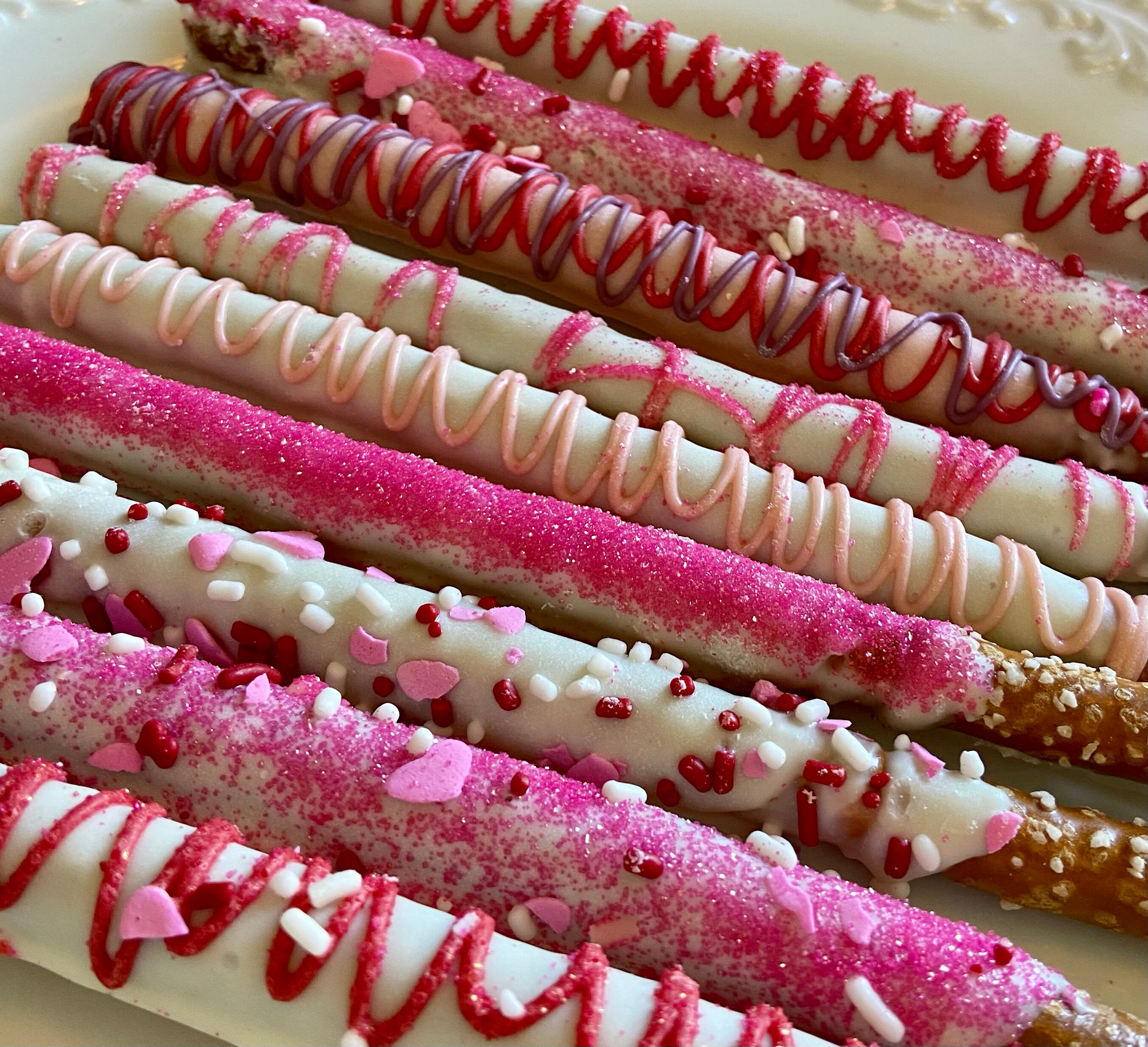 Pretzels cubiertos de chocolate gourmet Sets en caja San Etsy