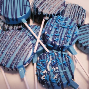 Gourmet Chocolate Covered Oreo Pops Cookies Birthday Party Favors Wedding Bridal Shower Baby Shower Corporate Event Just Because!