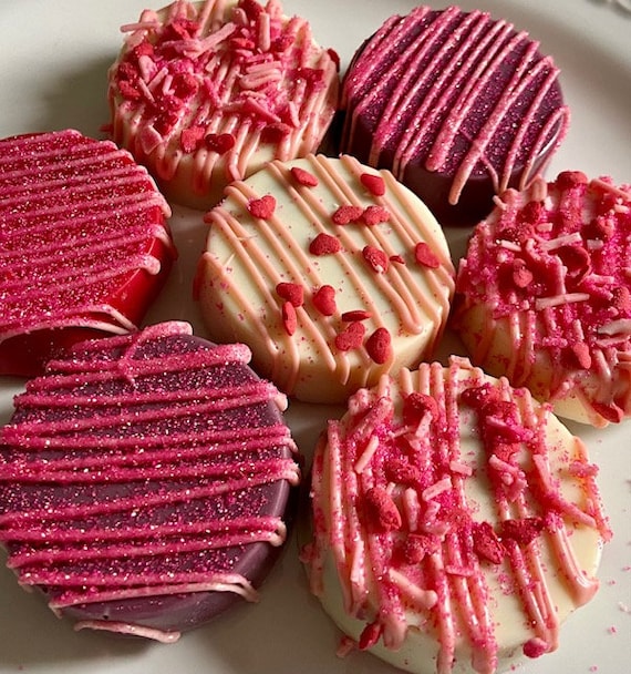  Caja de regalo para galletas con galletas personalizadas del  día de San Valentín : Comida Gourmet y Alimentos