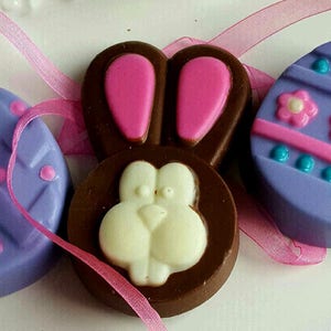 Gourmet Chocolate Easter Oreo Basket~Treats! Chocolate Covered Easter Bunny and Easter Egg Oreos, Spring Boxed Sets Baskets Pre Order Custom